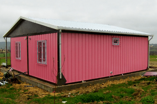 Pre-built cabins