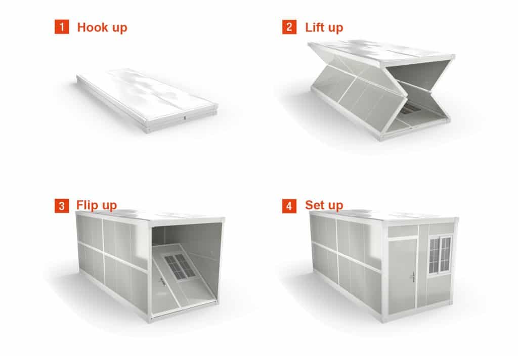 folding container house details