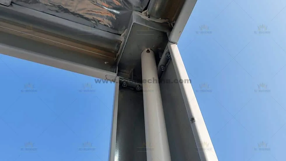 Flat Pack Container House Downpipes Installation