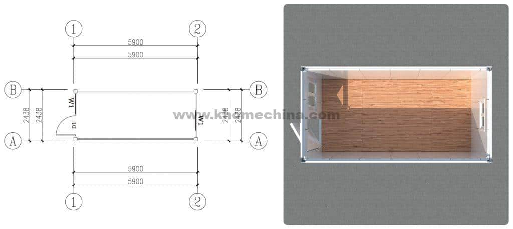 01-Empty-Flat-pack-container-unit