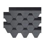 Asphalt Shingles-Mosaic Hexagonal ink gray