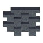 Asphalt Shingles-Rectangular Square ink gray