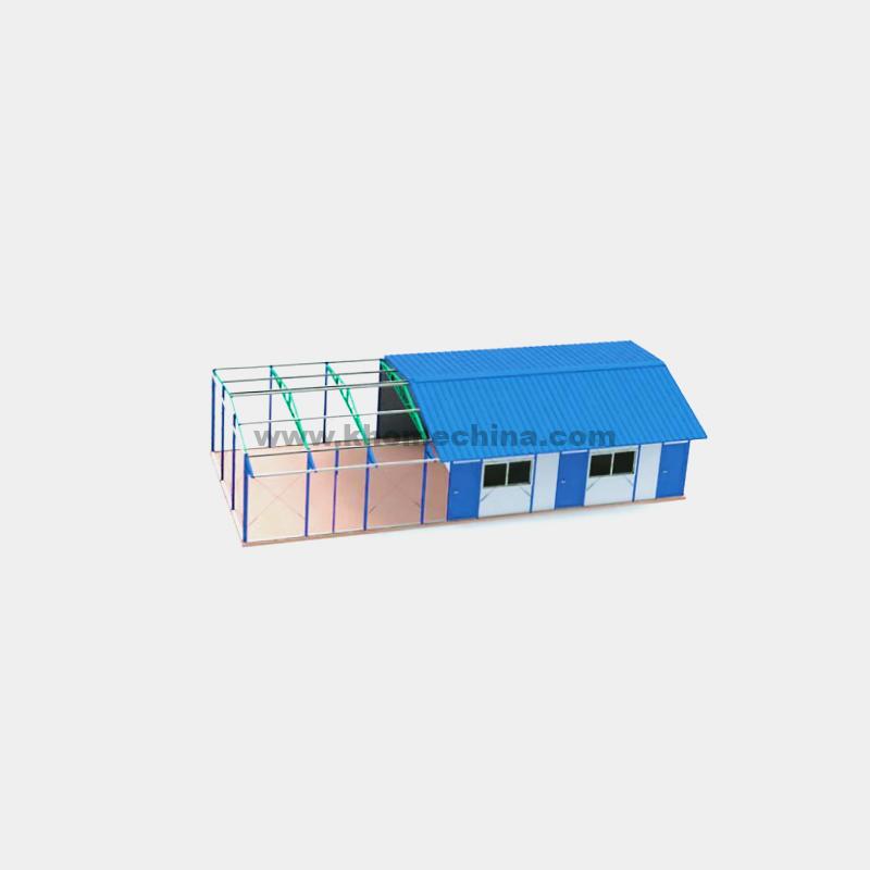 One-story K-Type Prefabricated house plan