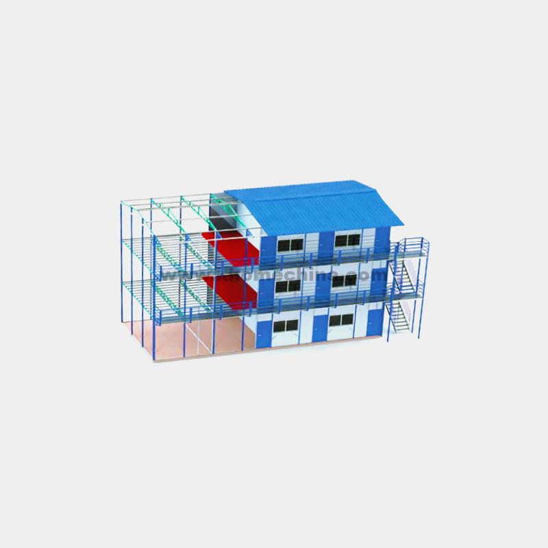 Three-story K-Type Prefabricated house plan