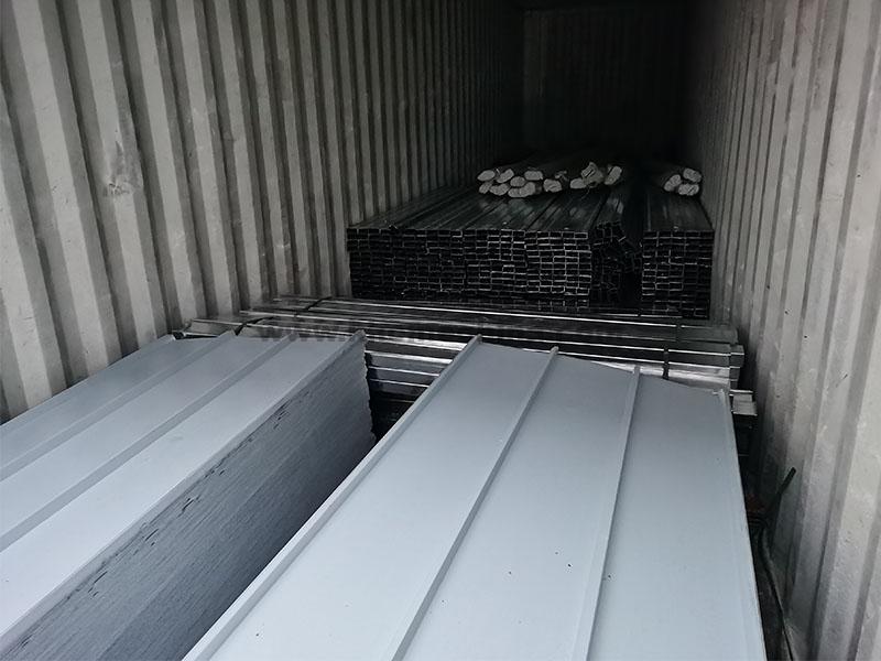 Packing and transportation of container houses