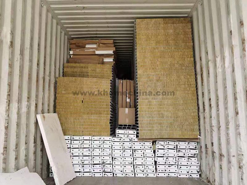 Packing and transportation of container houses