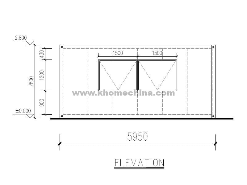 20ft commercial kitchen containers design