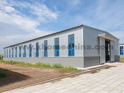 Brick-wall steel structure building