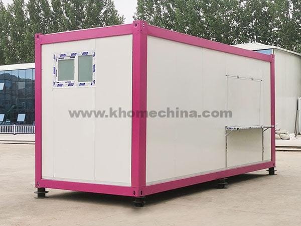 customized 20ft flat pack container house