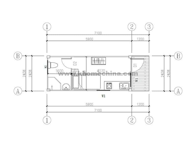 Living container house