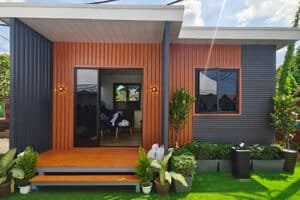 Container with Cladding