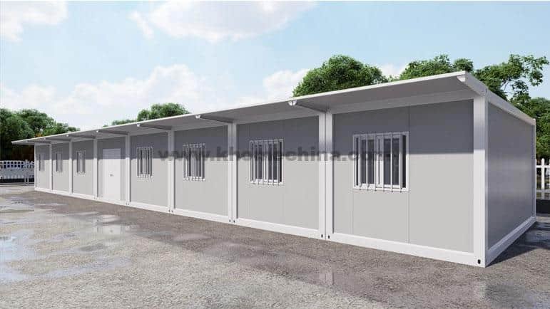 one-storey labor camp accommodation