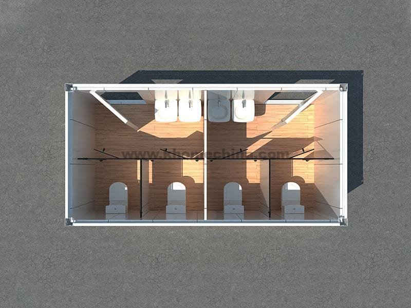 toilet trailer for male&female