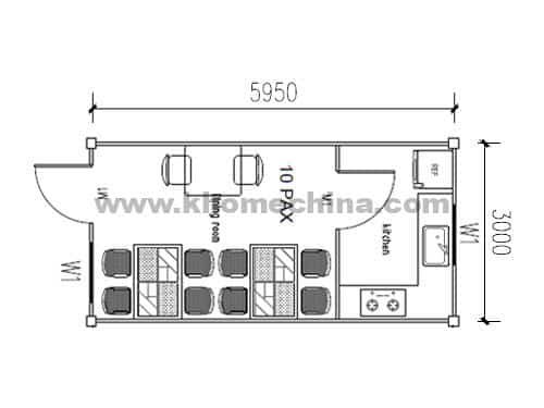 20’’ Canteen & KitchenContainer