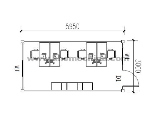 20”Office Container