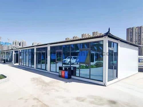 construction site canteen cabin