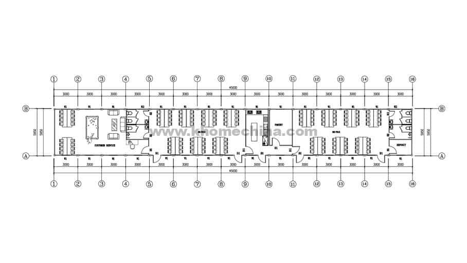 canteen container floor plan