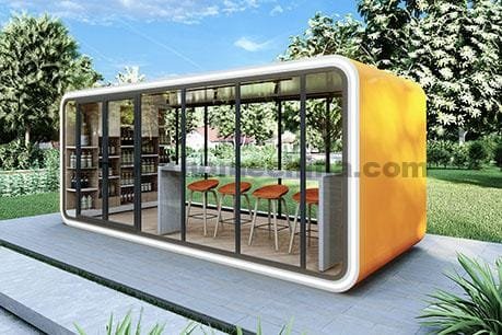 colorful apple cabin