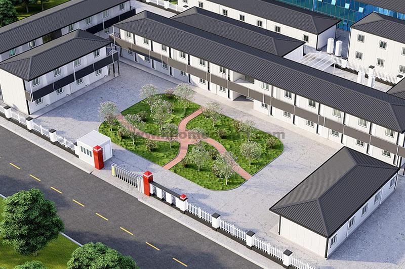 T-type light steel prefab house