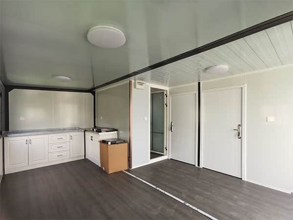 20ft expandable container house - 2 bedroom Layout