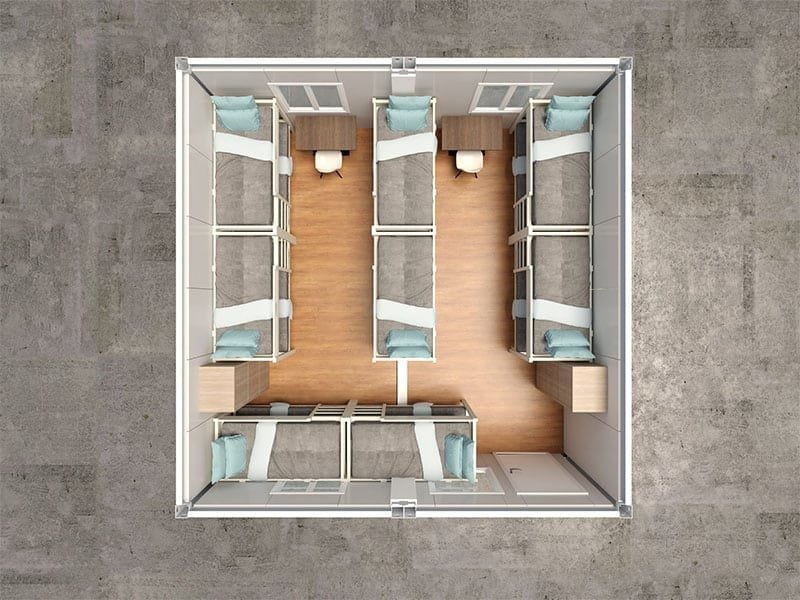 site sleeping accommodation