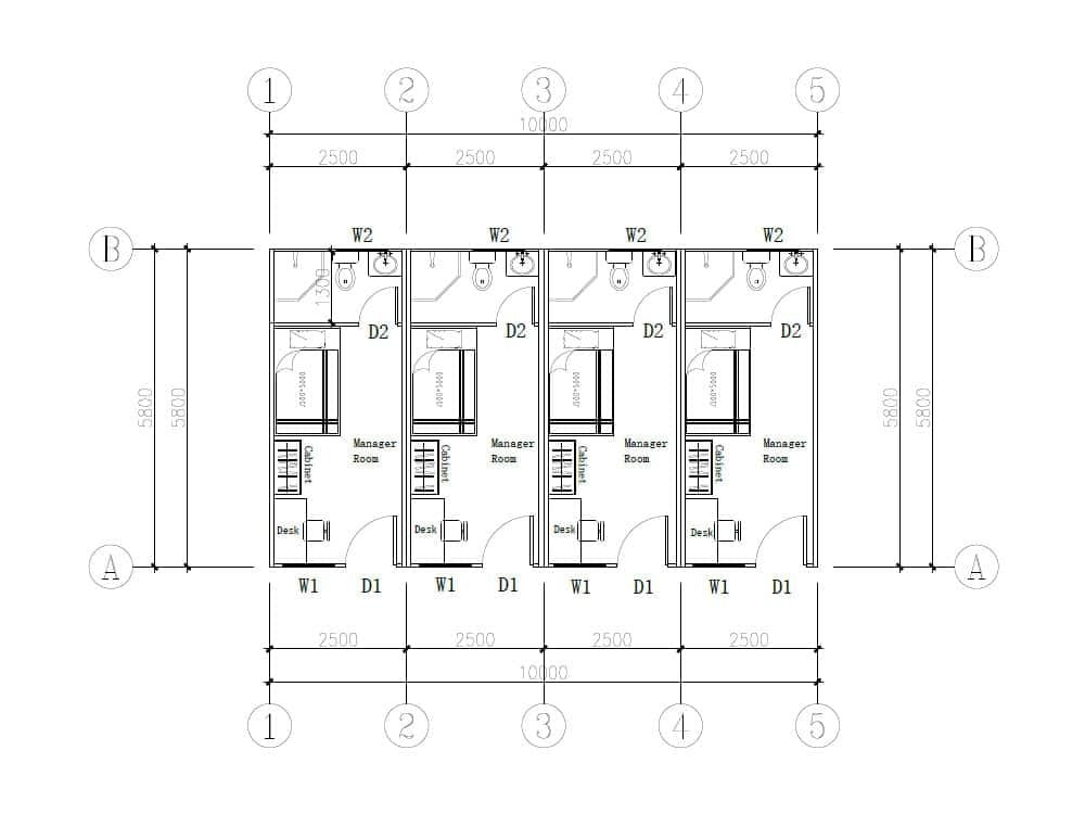 manager accommoddation floor plan