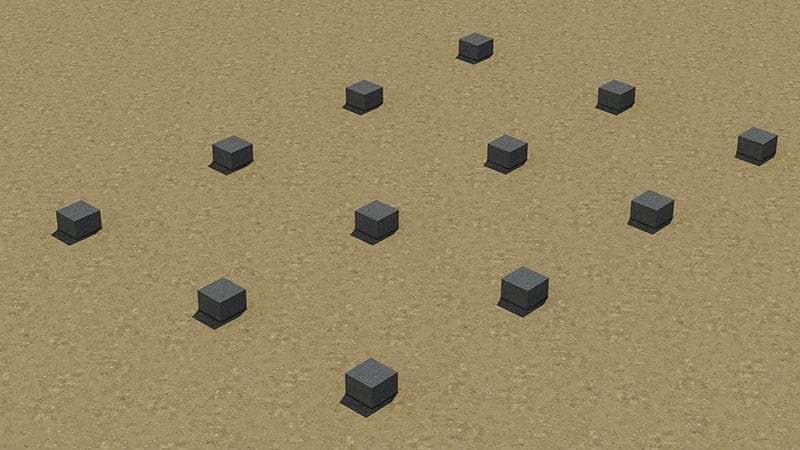 Dot Pillar foundation