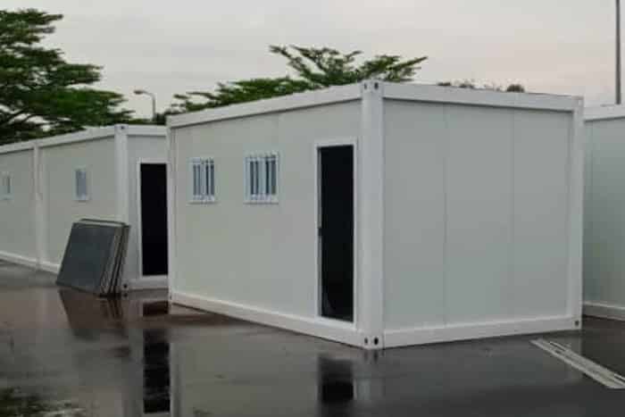 Ablution Block with one door and two windows