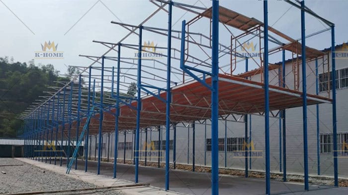 frame structure of affordable prefb workforce housing