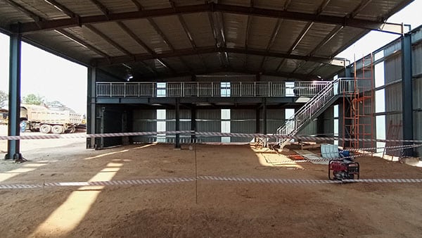 Prefabricated Steel Warehouse in Mozambique - KHOME case study