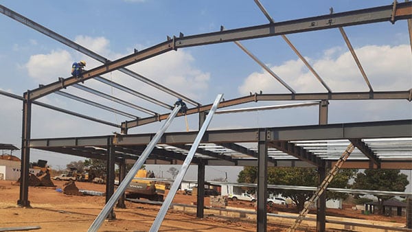 Prefabricated Steel Warehouse in Mozambique - KHOME case study