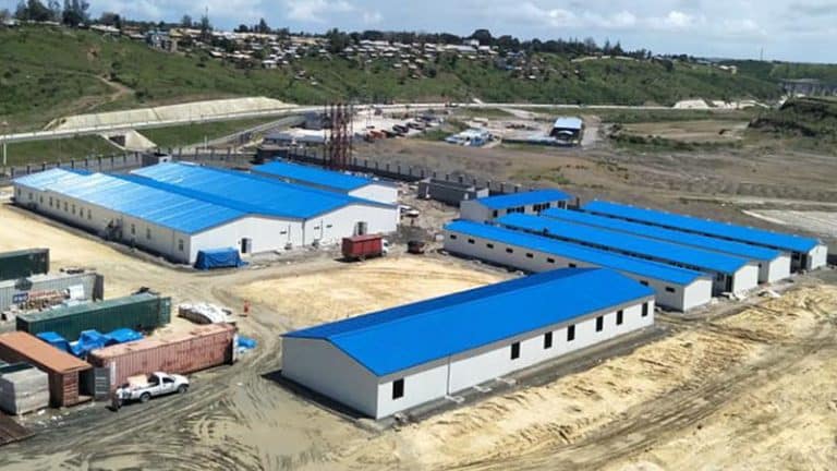 prefab modular mining camp building