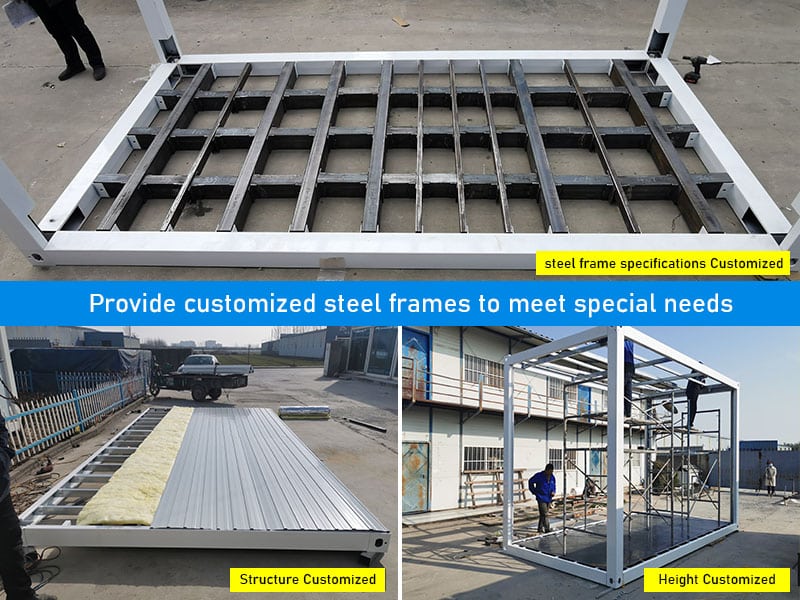 KHOME Prefab Containers Customized Service - Steel Structure Customized