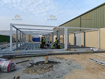 Portable Container Office in Riyadh, Saudi Arabia