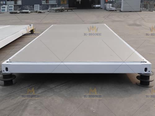 flat pack container floor structure after integrated prefabrication