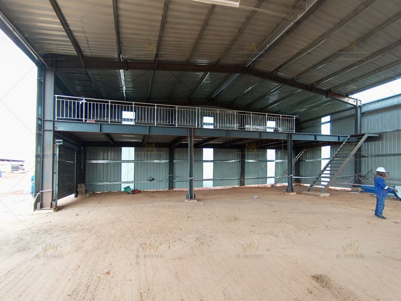 Partial Two-story Type Steel Structure