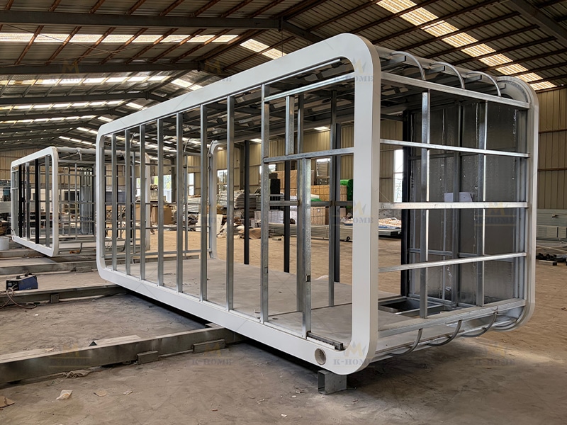 20ft apple cabin house steel structure frame