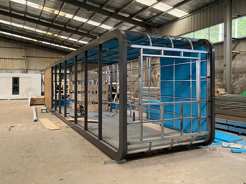 40ft apple cabin house steel structure frame