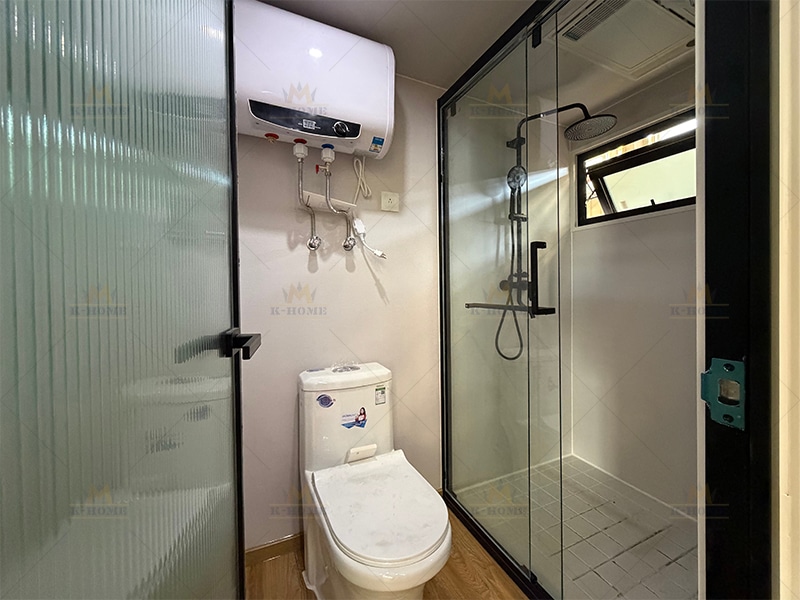Installation of Integrated Bathroom Completed